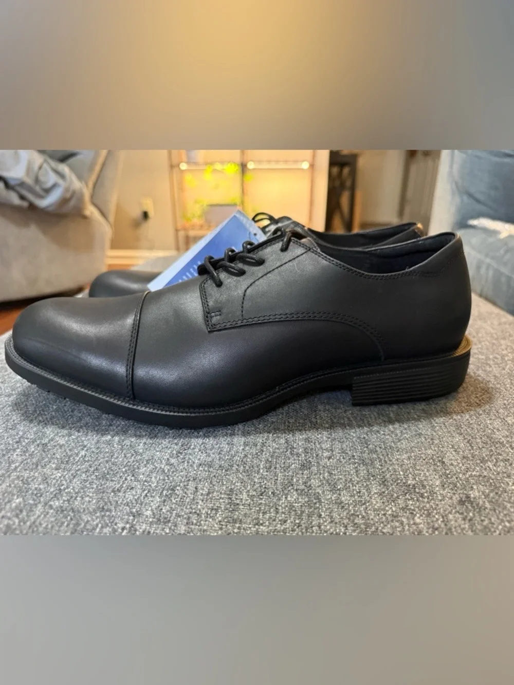 Shoes For Crews Senator Oxford Shoes Slip Resistant Work Dress Black Mens 13